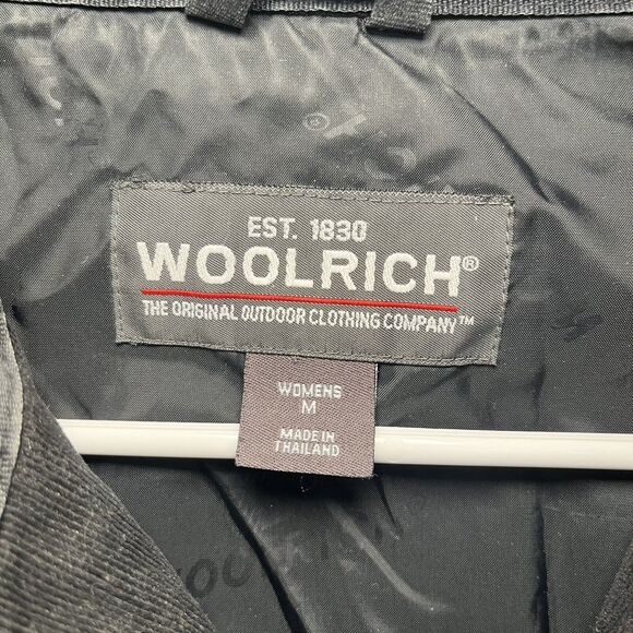 Woolrich Onyx Vest Fleece Winter Embroidered Embellished Gray Women Size M - Picture 2 of 8